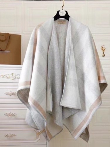 1:1 quality version Pure Wool Reversible Wide Shawl Cape for girls