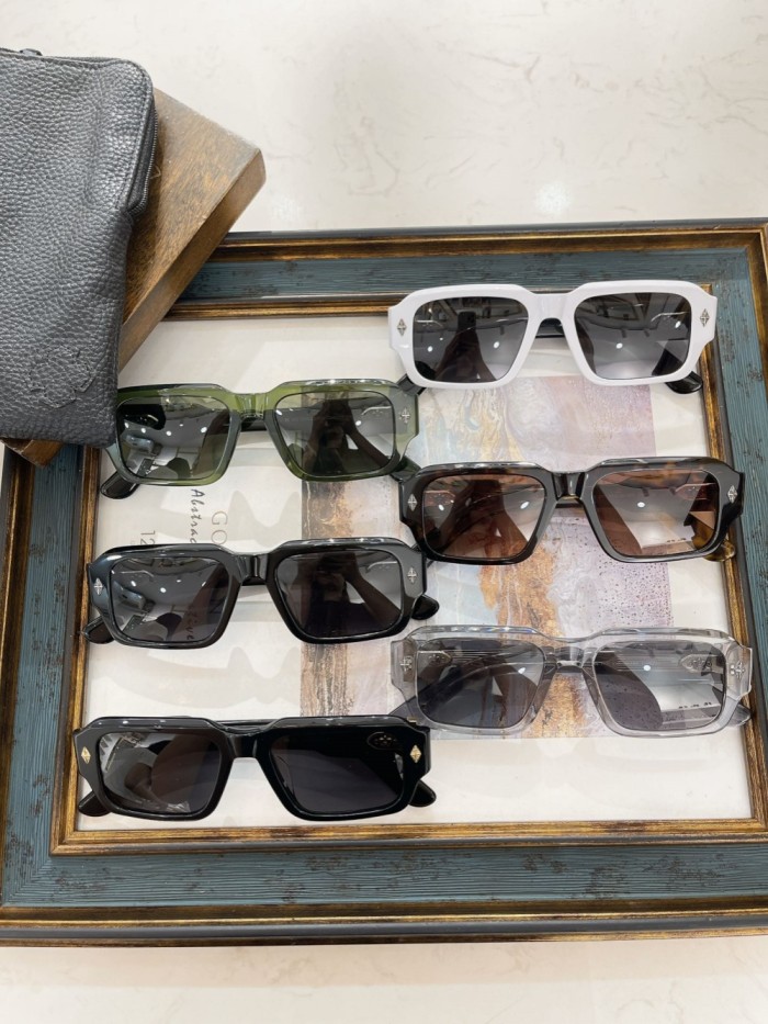 1:1 quality version Chunky Legs Narrow Frame Vintage Glasses 6 colors