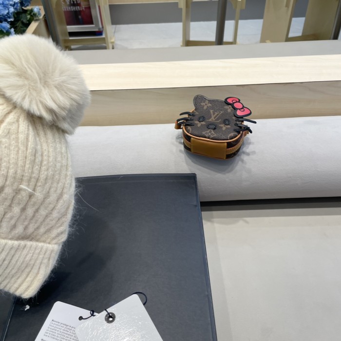 1:1 quality version Twisted Knit Padded Cold beanie 4 colors