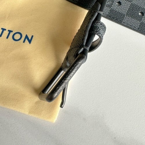  1:1 quality version Black Plaid Pin Buckle Belt 3 colors【Width 4cm】