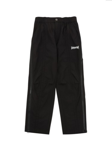 1:1 quality version Logo-printed cargo zipper woven pants