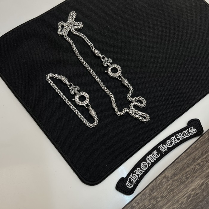 Cross Chopin Necklace & Bracelet