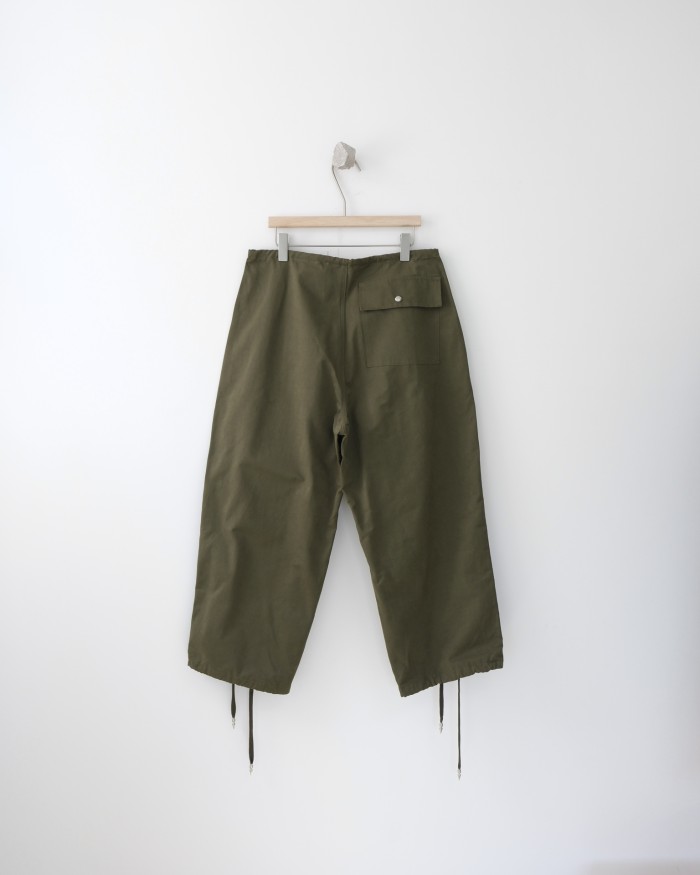 925 silver buckle paratrooper cargo wide-leg pants 2 colors