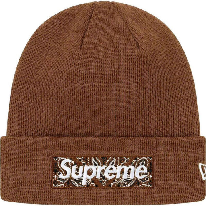 Big Label Cashew Flower Embroidered Warm Knit Cold Beanie 8 colors