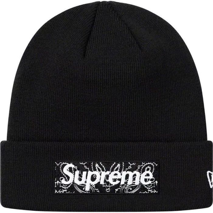 Big Label Cashew Flower Embroidered Warm Knit Cold Beanie 8 colors