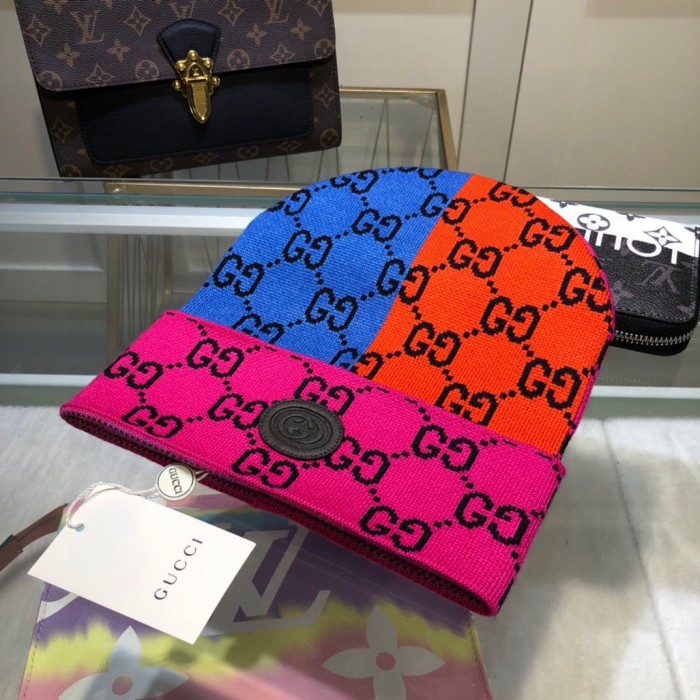 1:1 quality version Color Splicing Cold Beanie 4 colors
