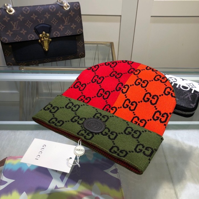 1:1 quality version Color Splicing Cold Beanie 4 colors