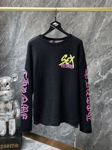 Sex Records Monogrammed Jacquard Sweater