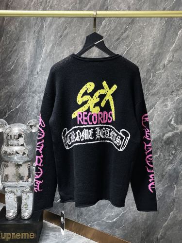 Sex Records Monogrammed Jacquard Sweater