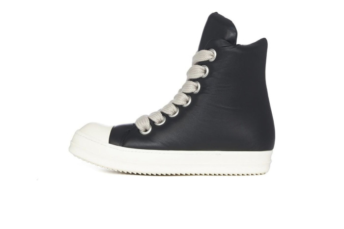 R*ck0wens Jumbo Lace Padded Sneaks Black Milk RU02C7892-911