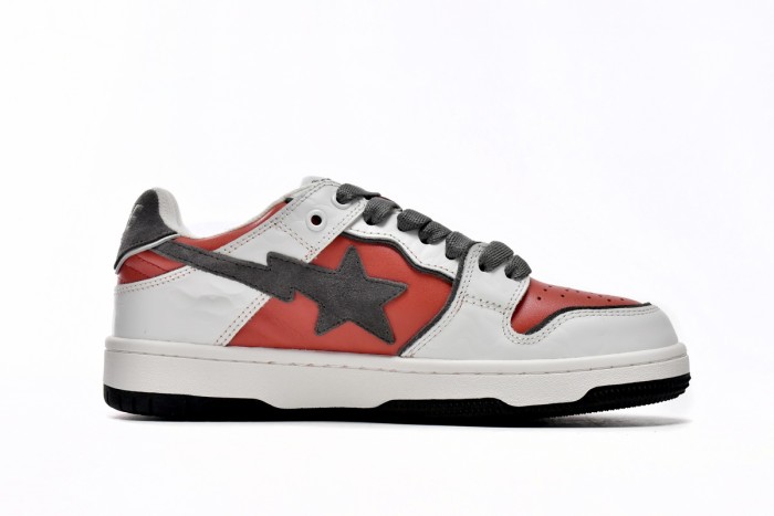 B@P B Sk8 Sta Low White Red 1G70-109-0020