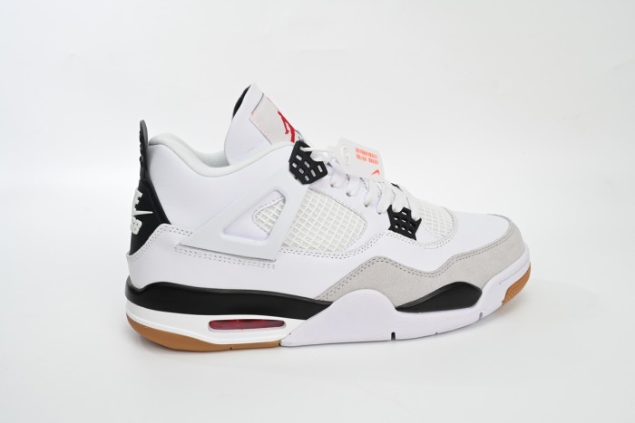 ［plus-size shoes]N SB x Air @j4 Retro White Black DR5415-100