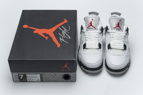 [Buy One Get One Free]［plus-size shoes]Air @j4 Retro White Cement (2016) 840606-192