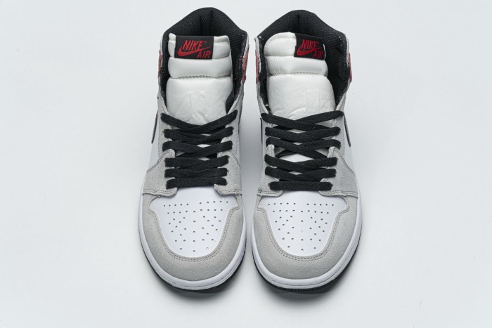 [plus size shoes]Air @j1 Retro High Light Smoke Grey 555088-126