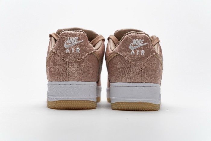 N  Air Force 1 Low Clot Rose Gold Silk CJ5290-600