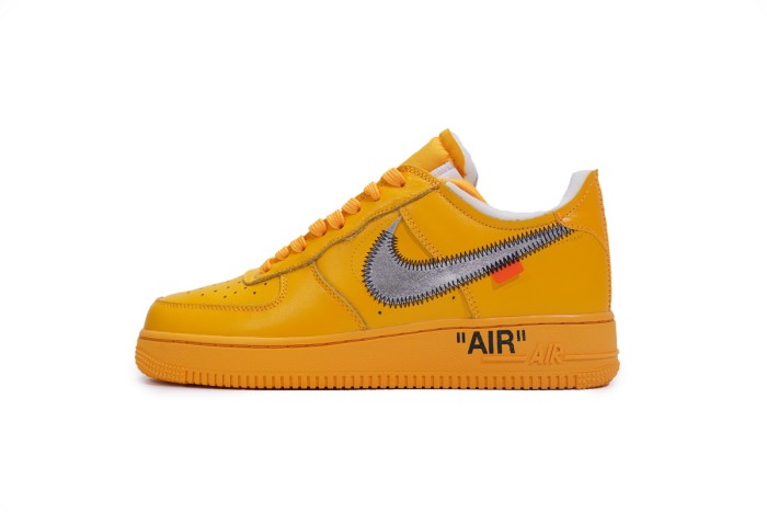 N  Air Force 1 Low OW University Gold Metallic Silver DD1876-700
