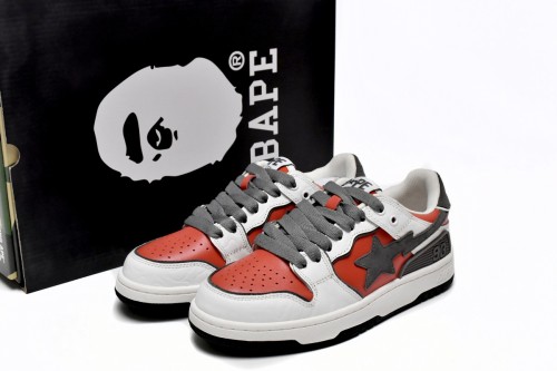 B@P B Sk8 Sta Low White Red 1G70-109-0020