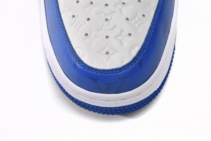 L  x N  Air Force 1 Low By Virgil Abloh White Royal