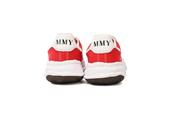 1:1 quality version Maison Mih@r@ Blakey OG Sole Canvas Low Red A08FW735 NO.766