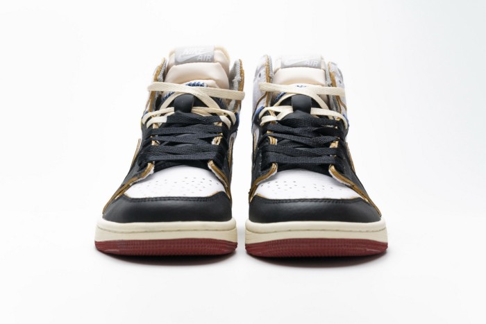 [plus size shoes]Air @j1 Retro High Union Los Angeles Black Toe BV1300-106