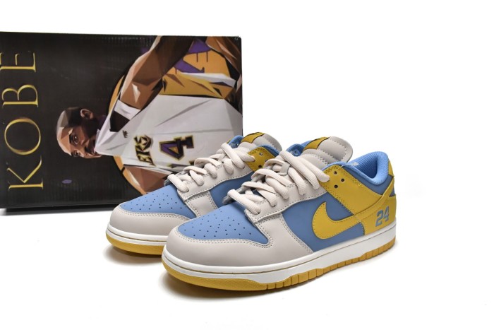 N Dunk Low Kobe Navy Blue White Yellow LF2428-002