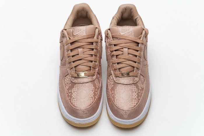 N  Air Force 1 Low Clot Rose Gold Silk CJ5290-600