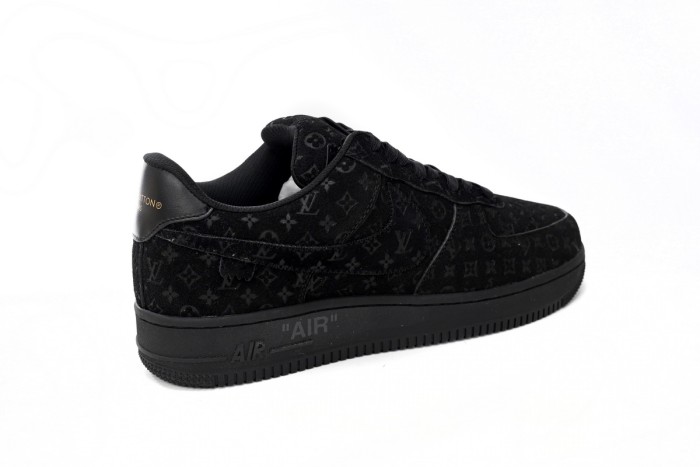 L x N  Air Force 1 Low All Black 1A9VD7