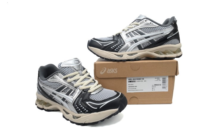 AC Gel-Kayano 14 Black Glacier Grey Silver 1201A935-001
