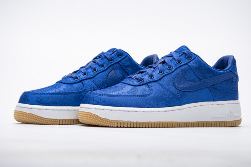 N  Air Force 1 Low CLOT Blue Silk CJ5290-400