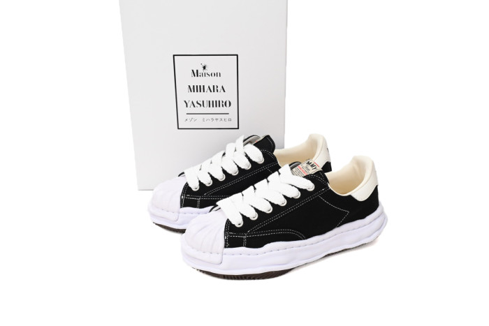 Mih@r@ Blakey OG Sole Canvas Low Black No Logo A06FW704 NO.703