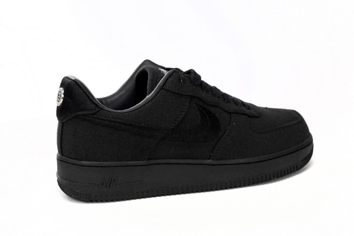 N  Air Force 1 Low Stussy Black CZ9084-001