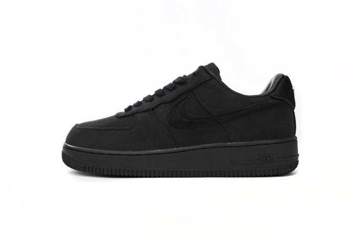 N  Air Force 1 Low Stussy Black CZ9084-001