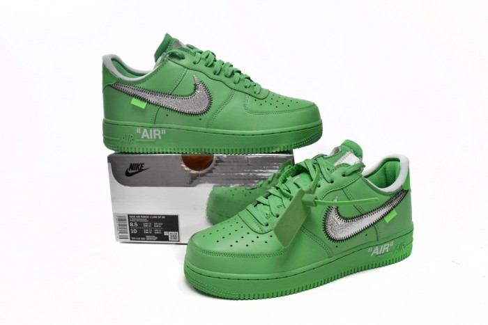 N  Air Force 1 Low OW  Light Green Spark DX1419-300