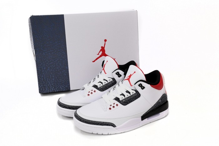 Air @j3 Retro SE Fire Red Denim CZ6431-100