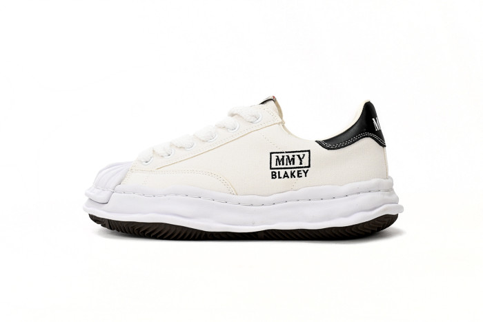 1:1 quality version M@ison Mih@r@ Blakey OG Sole Canvas Low White A08FW735 NO.763