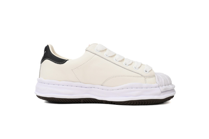 M@ison Mih@r@ Blakey OG Sole Leather Low White A06FW702 NO.702