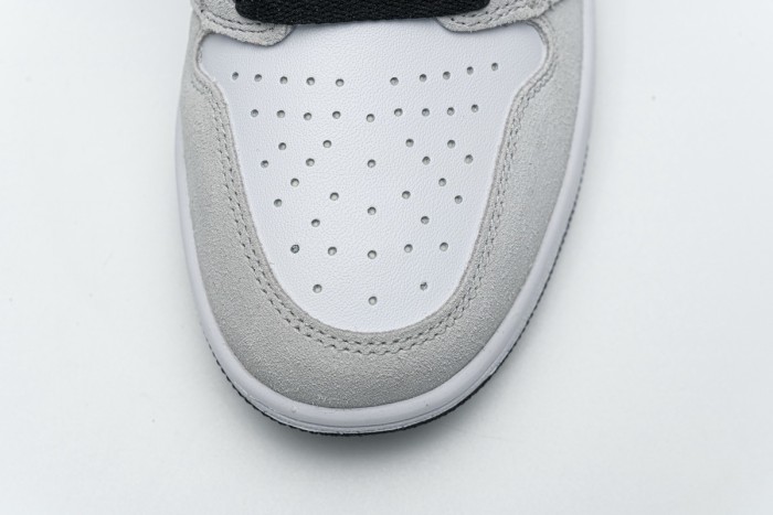 [plus size shoes]Air @j1 Retro High Light Smoke Grey 555088-126