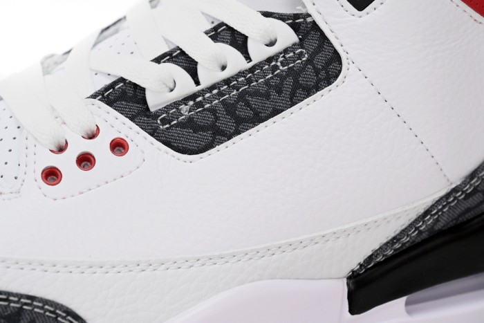 Air @j3 Retro SE Fire Red Denim CZ6431-100
