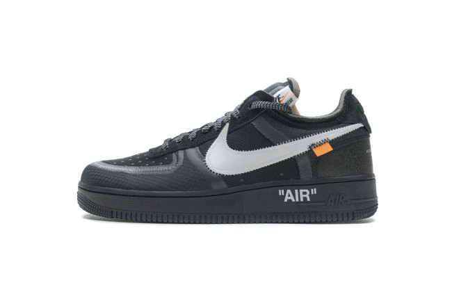 N  Air Force 1 Low OW  Black White AO4606-001