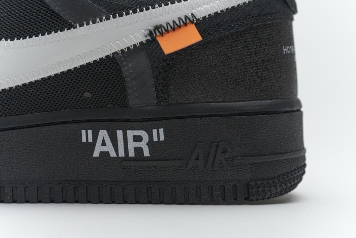 N  Air Force 1 Low OW  Black White AO4606-001