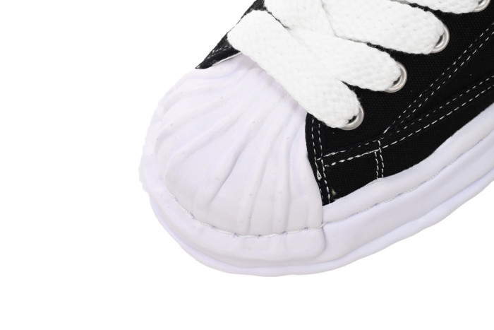 Mih@r@ Blakey OG Sole Canvas Low Black No Logo A06FW704 NO.703