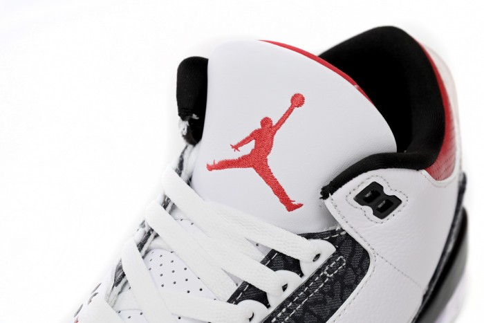Air @j3 Retro SE Fire Red Denim CZ6431-100