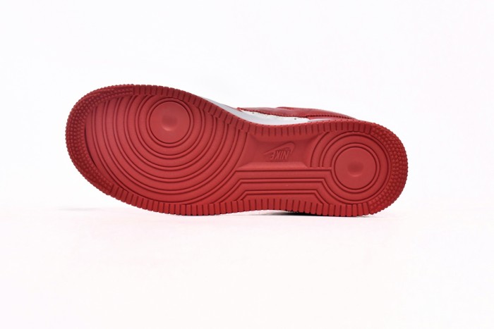 L  x N  Air Force 1 Low By Virgil Abloh White Red