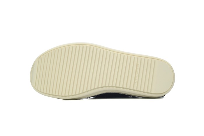 R*ck0wens DRKSHDW Fogachine Slashed Stretch Denim Low Black Milk DU01B7802 SBSLH 911