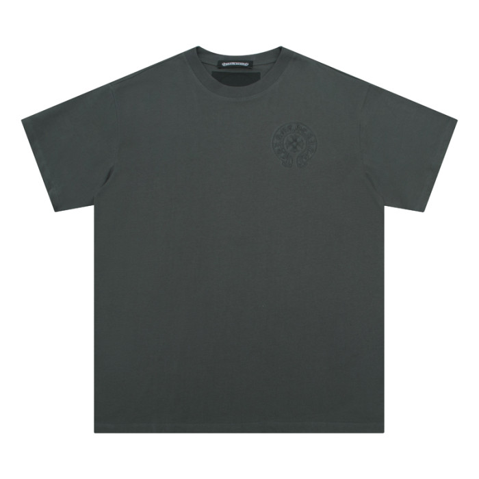 Back a line of horseshoe logo embroidery Tee 3 colors