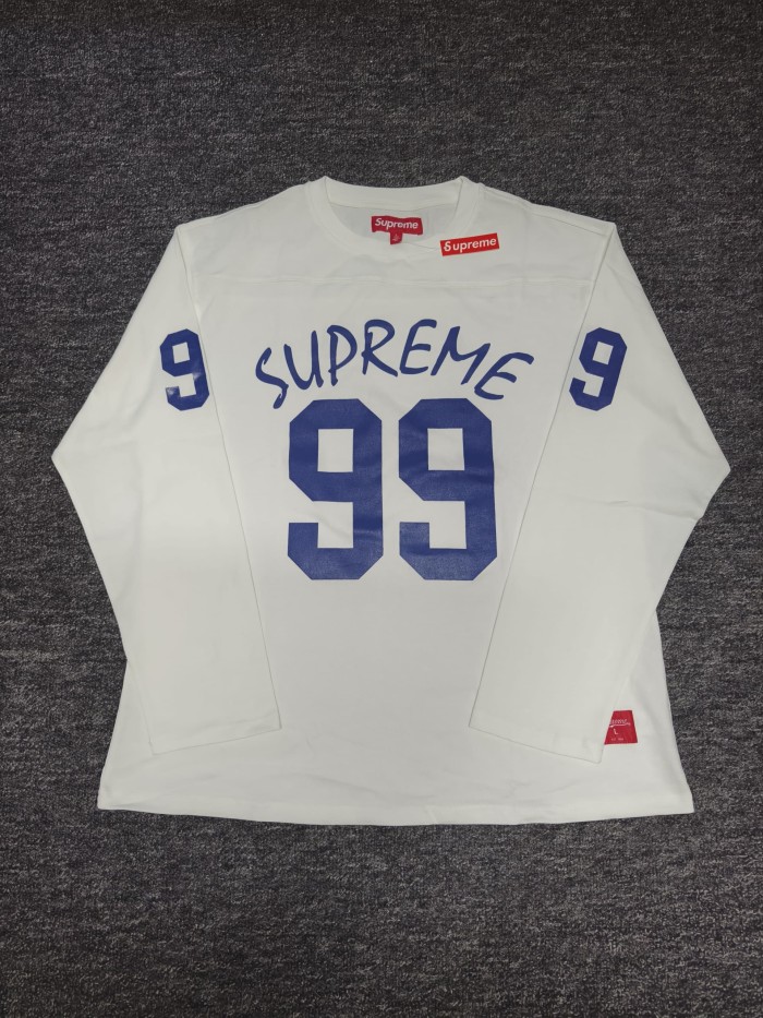 1:1 quality version Number 99 Letter Large Print Long Sleeve T-Shirt 2 colors