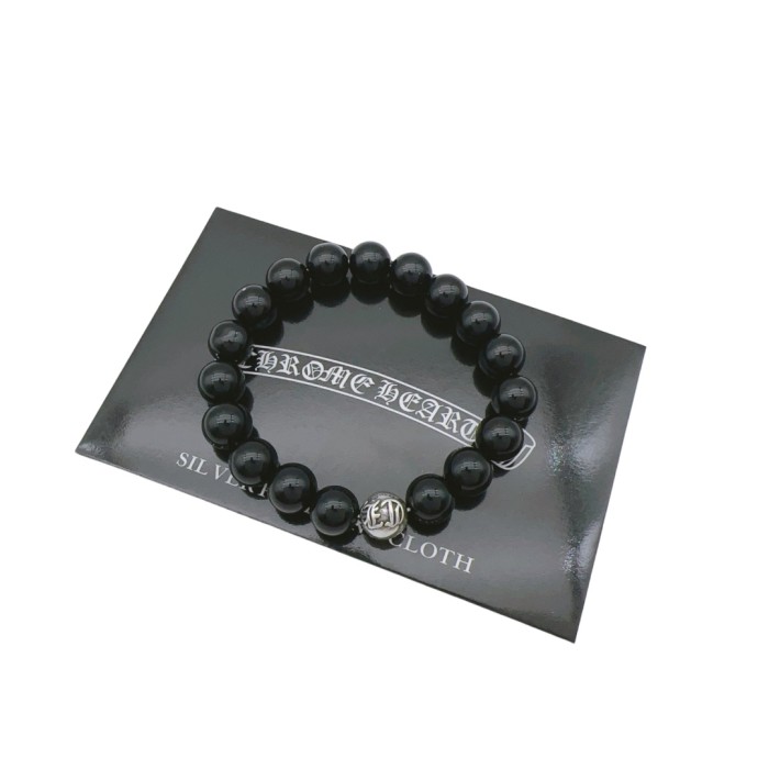 Obsidian Turquoise Cross Beaded Bracelet 8 colors