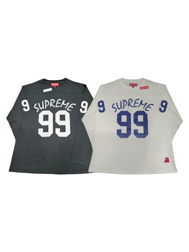 1:1 quality version Number 99 Letter Large Print Long Sleeve T-Shirt 4 colors