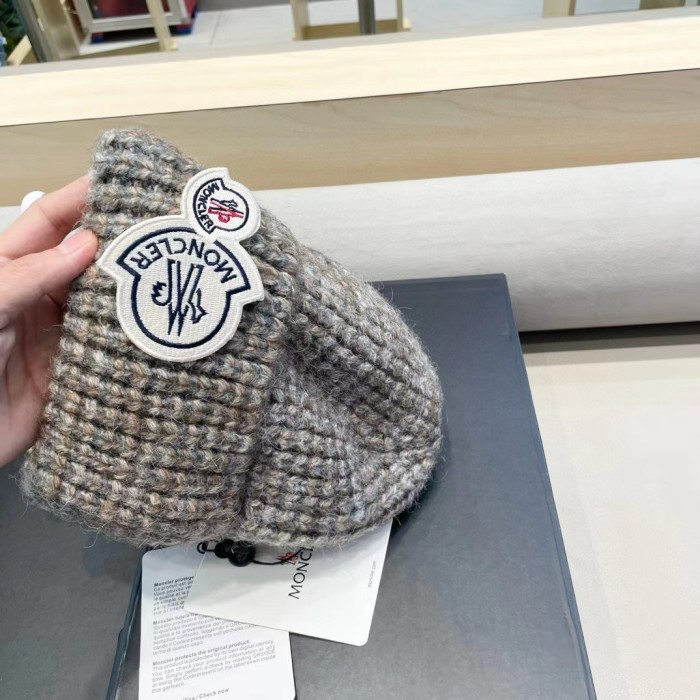 1:1 quality version Thick knit cold beanie 3 colors