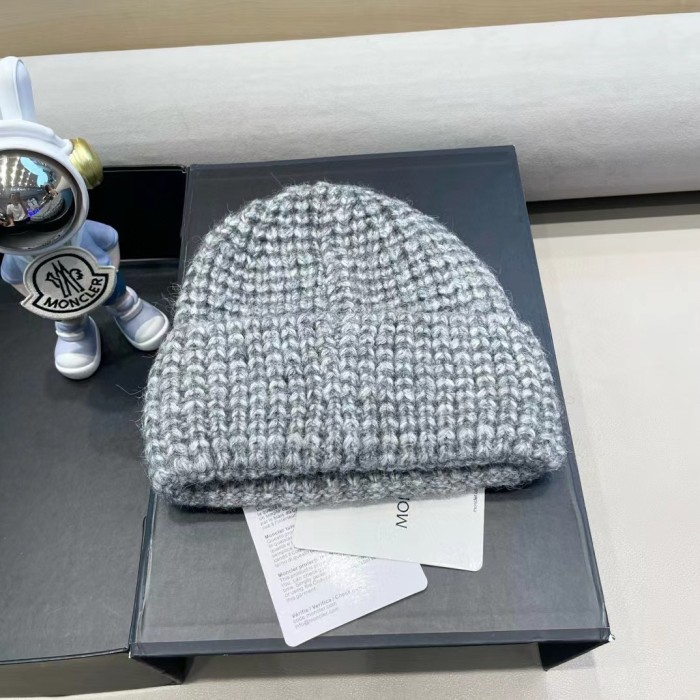 1:1 quality version Thick knit cold beanie 3 colors
